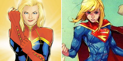 Kara/Carol Danvers Uh Oh