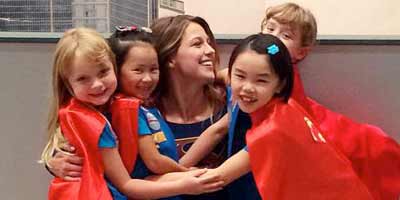 Melissa Benoist is a "Supergirl"