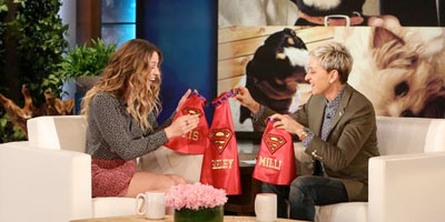 Melissa Benoist Appears on Ellen