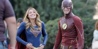 Supergirl & Flash on Conan